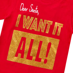 Boys Christmas Dear Santa Novelty T-Shirt