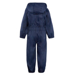 Childrens Unisex Waterproof Puddlesuit Rain All In One Set Navy