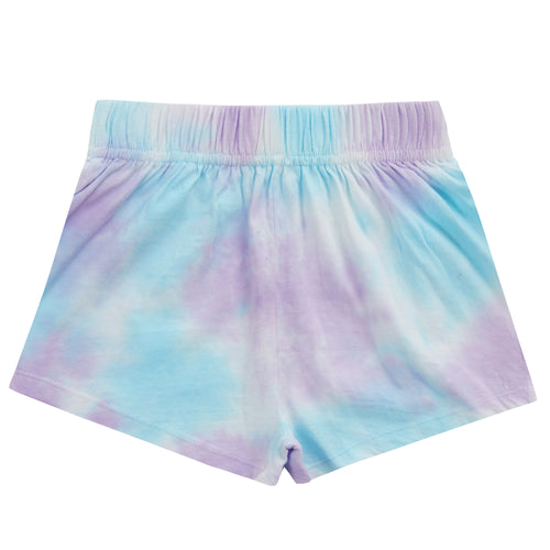 MINI ME Womens and Girls Pastel Blue and Purple Tie Dye Matching Pyjama Sets