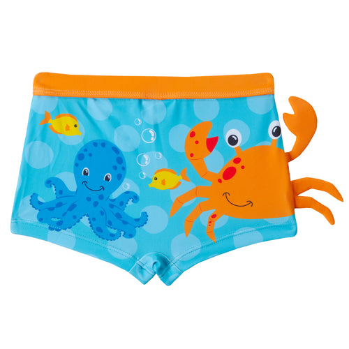 Baby Boys Crab Swim Trunks