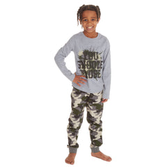 Boys Camouflage Printed Pyjama Set