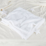 Baby Girls Boys Newborn Waffle Blanket White