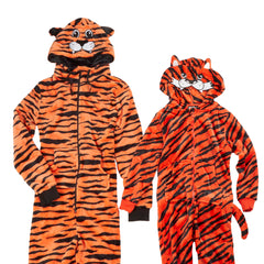 MINI ME Mens Boys Tiger Hooded Onesie 