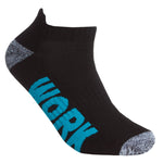 Boys Black Trainer Liner Sports Socks 3 Pairs Blue