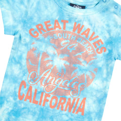 Baby Boys Tie-dye Blue T-Shirt