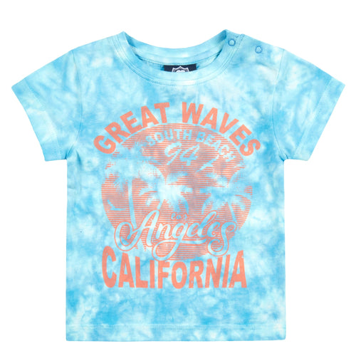 Baby Boys Tie-dye Blue T-Shirt