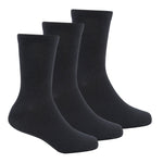 Boys Black Cotton Socks 3 Pairs