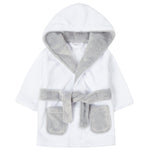 Baby Contrast White Robe