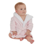 Baby Circles Embossed Pink Robe