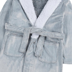 Girls Frosted Grey Robe