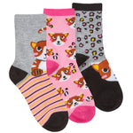 Animal Themed Crew Socks 9 Pairs