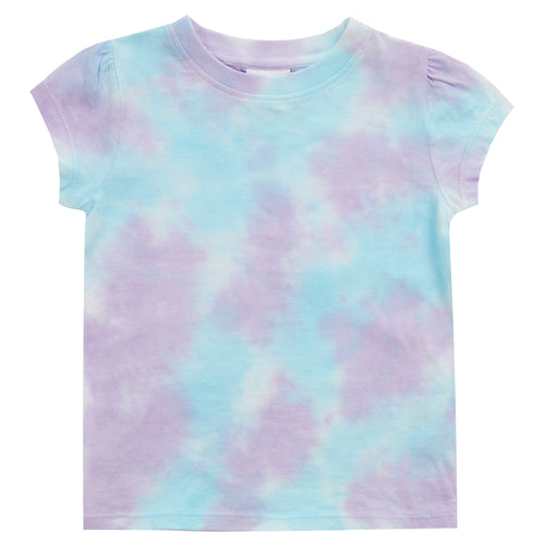 MINI ME Womens and Girls Pastel Blue and Purple Tie Dye Matching Pyjama Sets