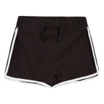 Girls 100% Cotton Sport Summer Shorts Black