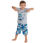 Boys Roarsome Dude' Blue Camo  Pyjama Set