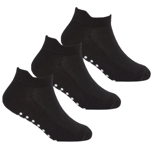 Non Slip Trainer Liner 3 Pairs Socks