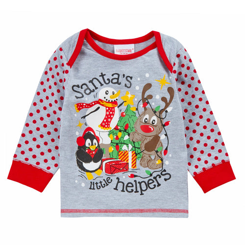 Baby Christmas Helpers Pyjama Set