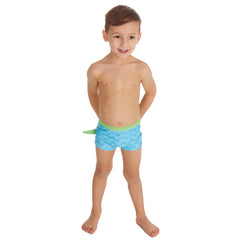 Boys Blue Novelty Turtle Trunks