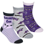 Kids Girls Game Dance Mid-Calf Crew Novelty Socks