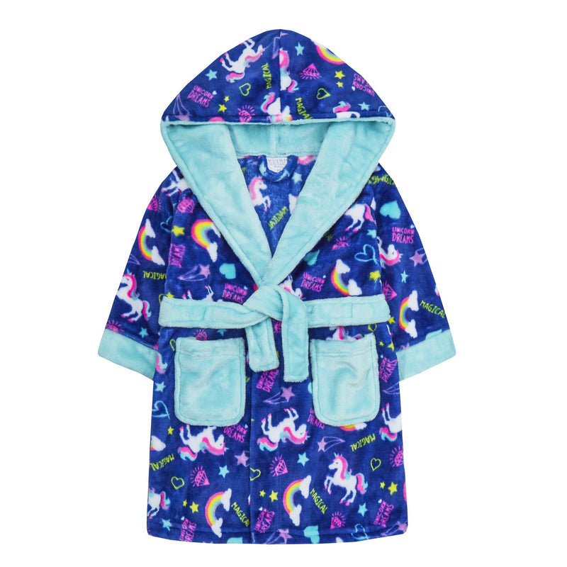 Rainbow dressing gown best sale