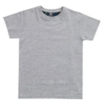 Boys T-Shirt and Woven Bottoms Check Pyjama Set Grey