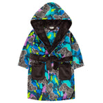 Boys Hooded Ink Splash Game Dressing Gown