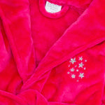 Girls Bear Ears Fuschia Robe